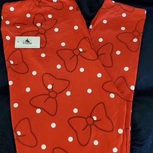 NWT Disney leggings Minnie Bows MISMARKED TAG
